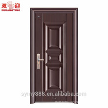 Porte simple en acier simple de conception de porte d&#39;entrée de Chambre